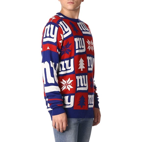 NEW FOCO NFL Men's New York Giants Ugly Sweater Size Large - Picture 2 of 4